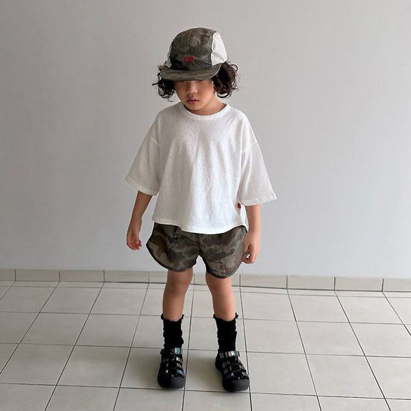 Camo Shorts Korean toddler shorts in camo made in Korea