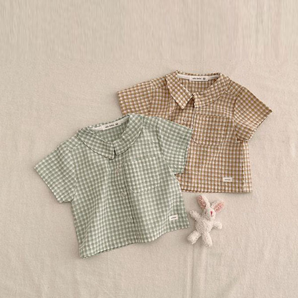 Haru Check Shirt(Kids)