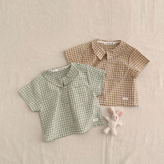 Haru Check Shirt(Kids)