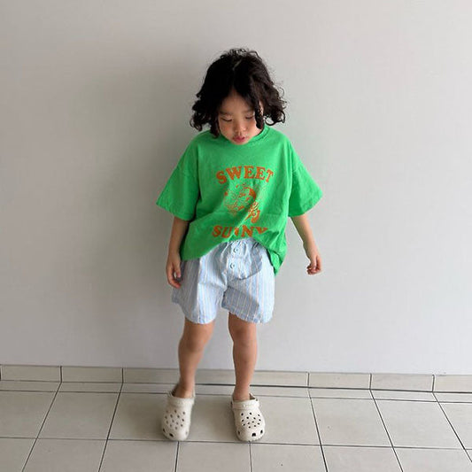 Trunk Pants - Adult Korean kids pants in sky blue made in Korea