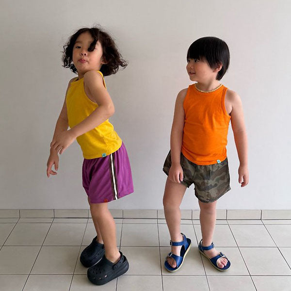 Egg Tank Top Korean toddler tank top in cobalt made in Korea