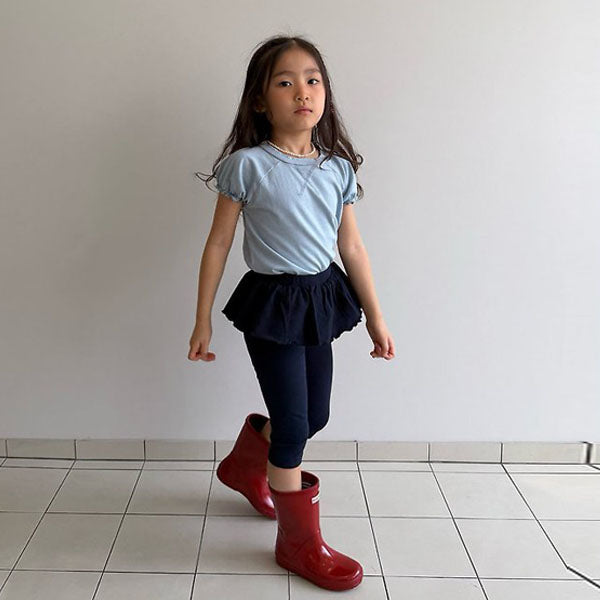 Dream Tee Korean toddler t-shirt in sky blue made in Korea