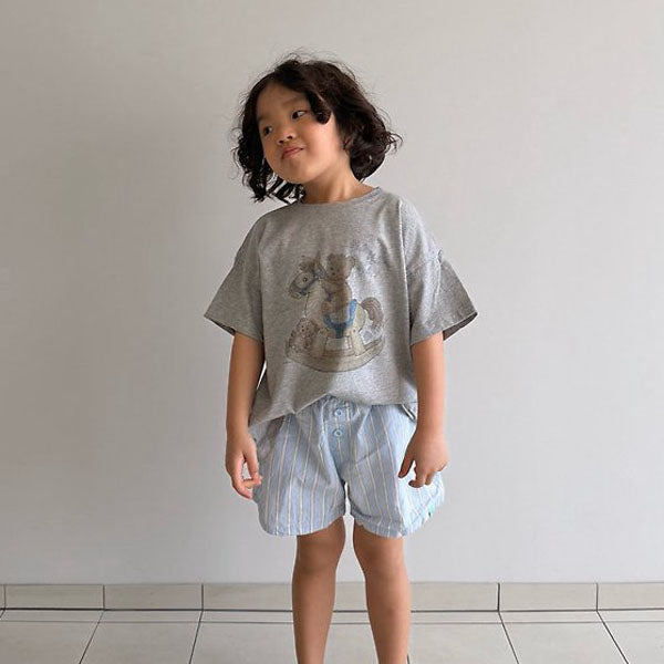 Fogri Tee Korean toddler t-shirt in pink made in Korea