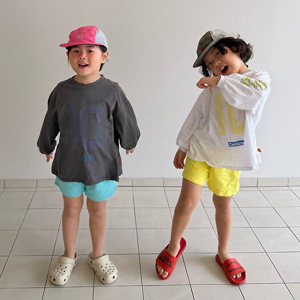 Ten Ten Tee Korean toddler t-shirt in ivory made in Korea