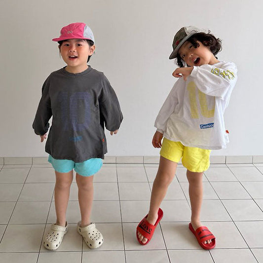 Ten Ten Tee Korean toddler t-shirt in ivory made in Korea