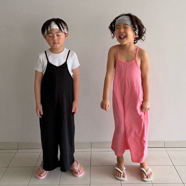 Playground Overalls Korean toddler overall in black made in Korea