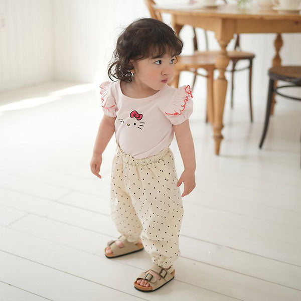 Neko Tee Korean infant t-shirt in ivory made in Korea