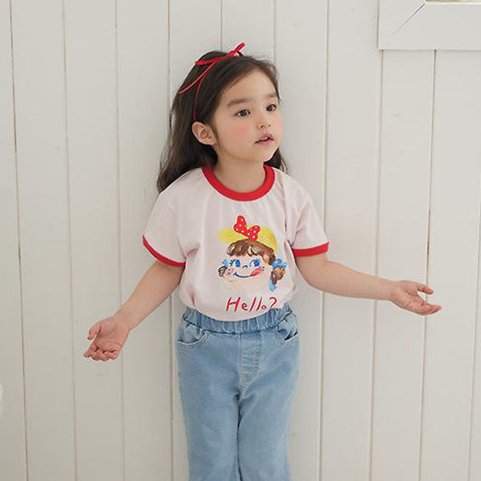 Cocori Tee Korean toddler t-shirt in ivory made in Korea
