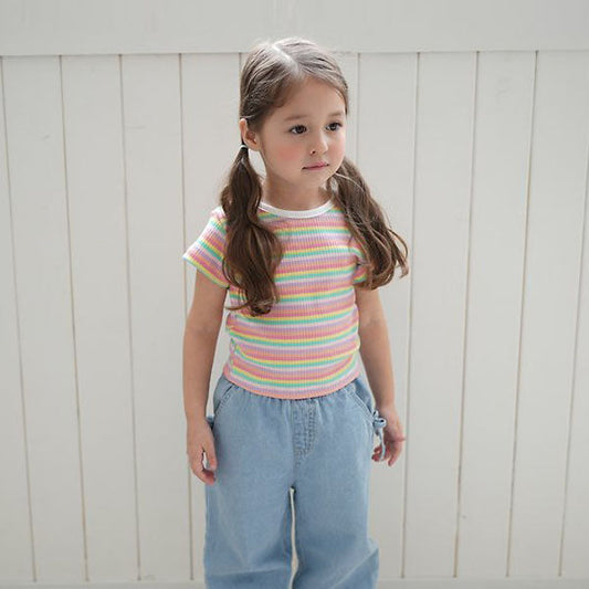 Boris Tee Korean infant t-shirt in light blue made in Korea