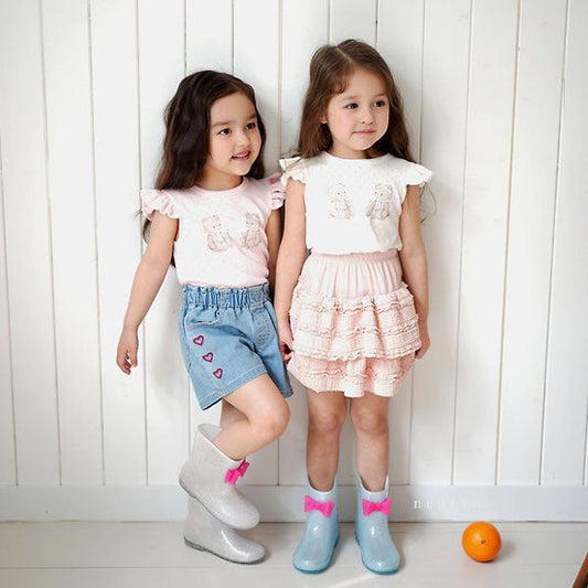 Angel Tank Top Korean infant tank top in ivory made in Korea