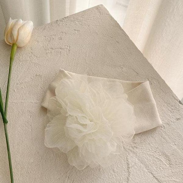 (SS25)Corsage Lace Hairband(Baby)