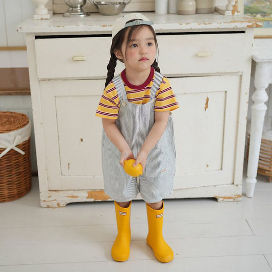 Bono Overalls Korean infant overall in denim made in Korea