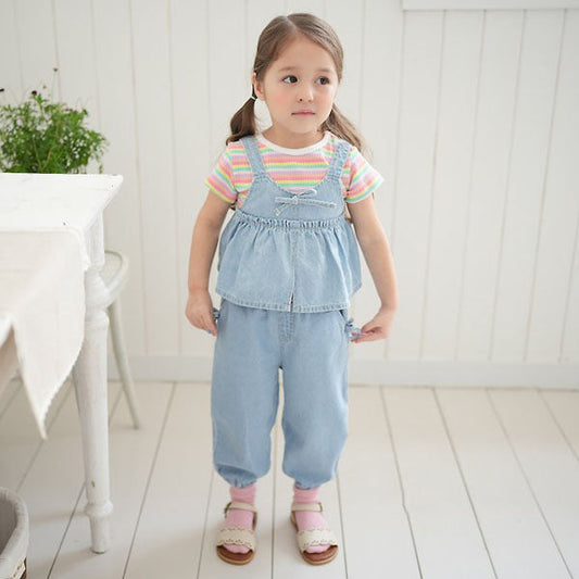 Clio Denim Pants Korean infant pants in denim made in Korea