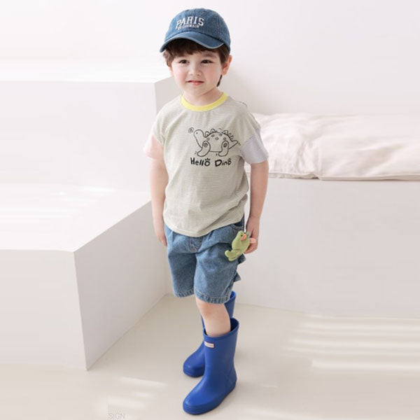 Denim Dinosaur Pants