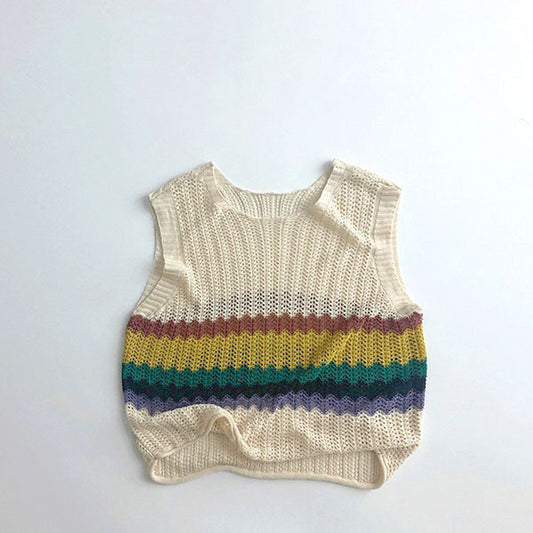 Rainbow Wave Knit