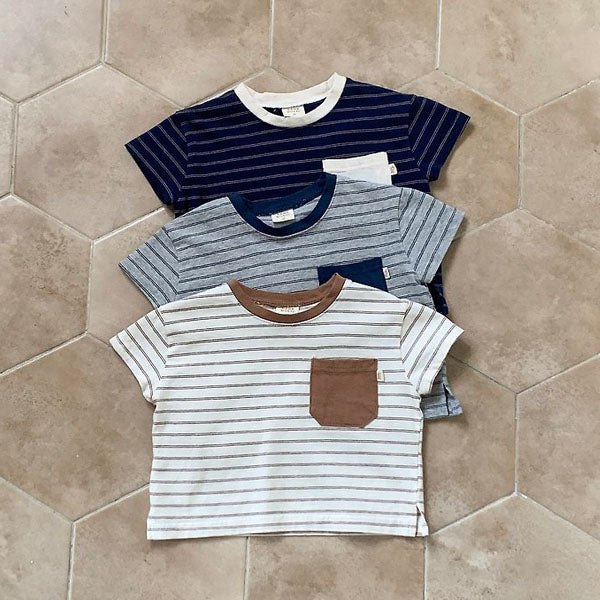 Celine Tee Korean infant t-shirt in cream made in Korea