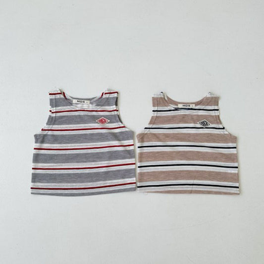 Plain Stripe Sleeveless