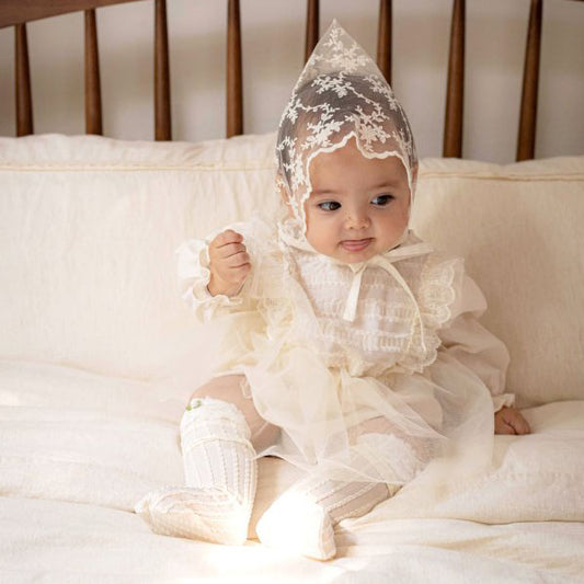 Chocolat Lace Bonnet