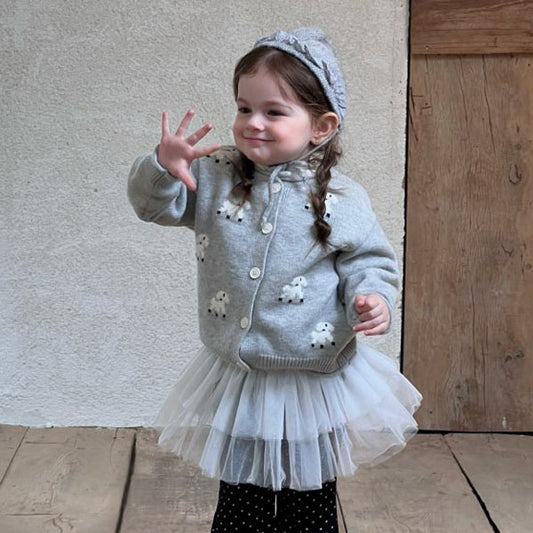 Cotton Wool Blend Cardigan