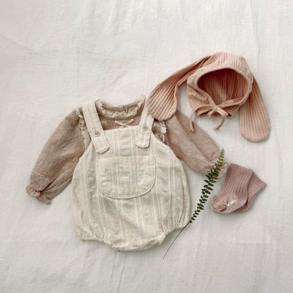 Lace Suspender Suit