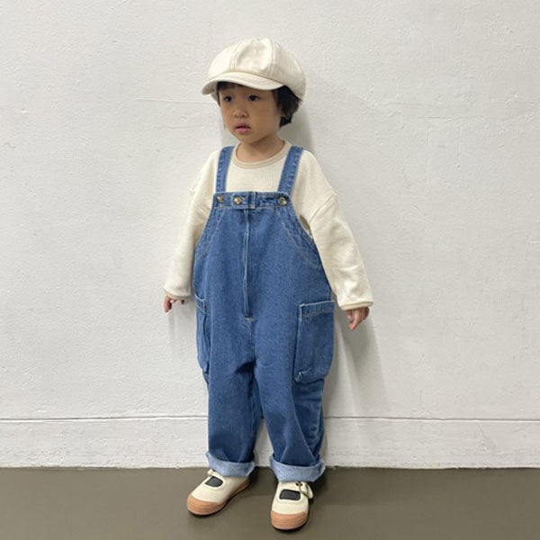 Town Suspender Denim Pants