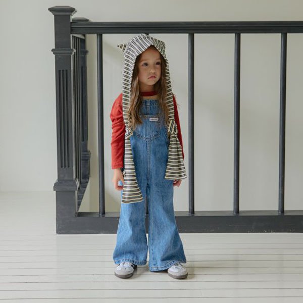 Denim Bootcut Overalls