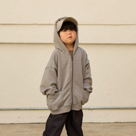 Square Hoodie Zipup