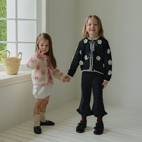 Crochet Flower Cardigan