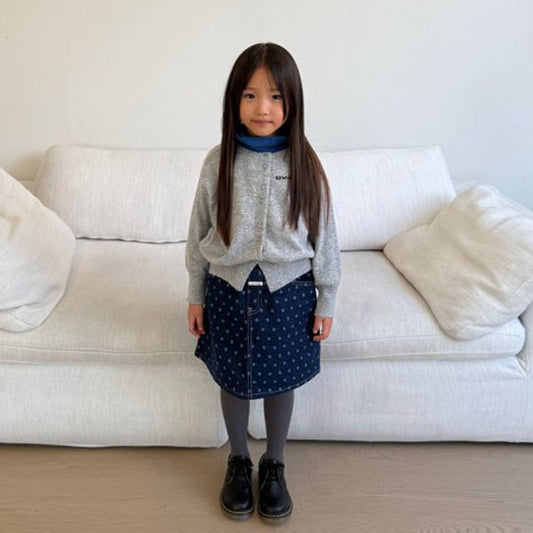 Middle Denim Skirt