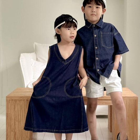 Girl Denim Dress