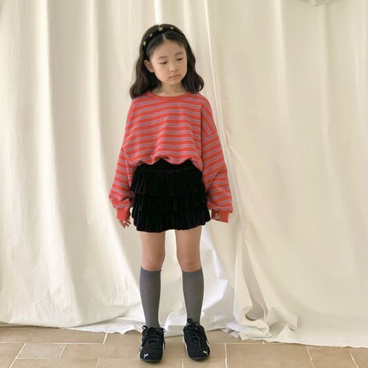 Velvet Tiered Pants
