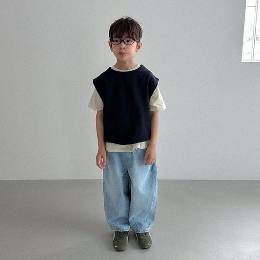 Volume Denim Pants