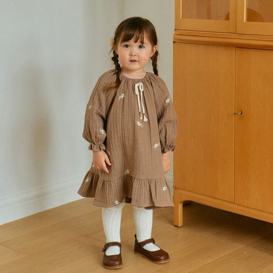 Aria Embroidered Dress