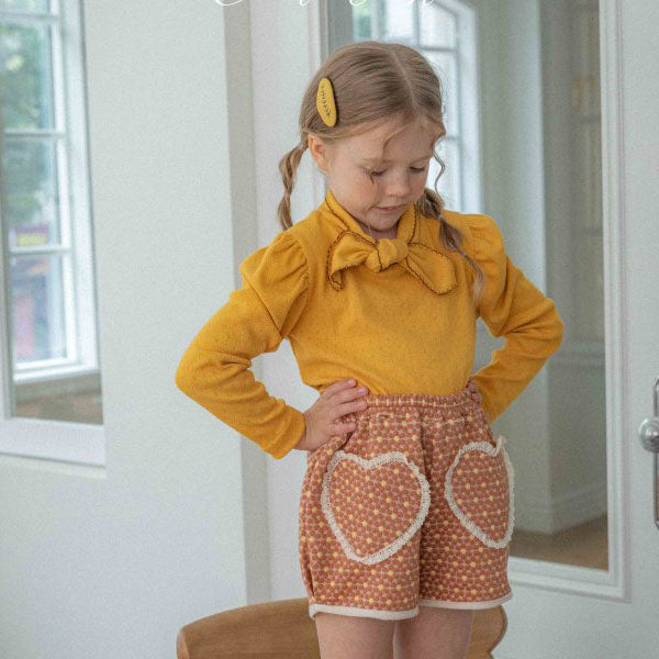 Mocha Ribbon Tie Tee