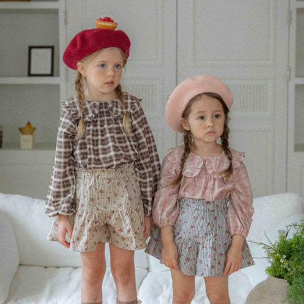 Marché Check Blouse