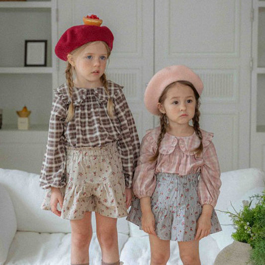 Marché Check Blouse