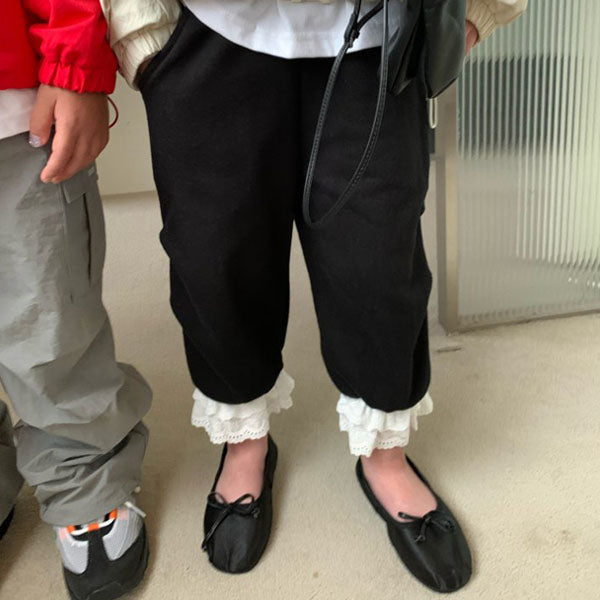 Lace Jogger Pants