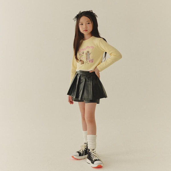 Silver Pleated Skirt