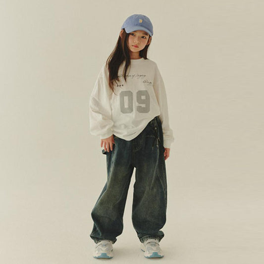 Chain Knit Denim Pants