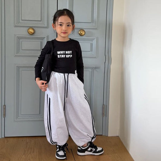 Two-Tone Seam Pants