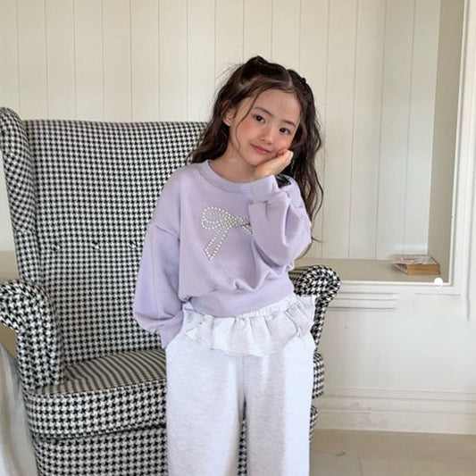 Pearl Ribbon Sweatshirt