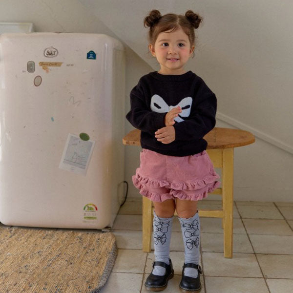 Corduroy Ruffle Pants