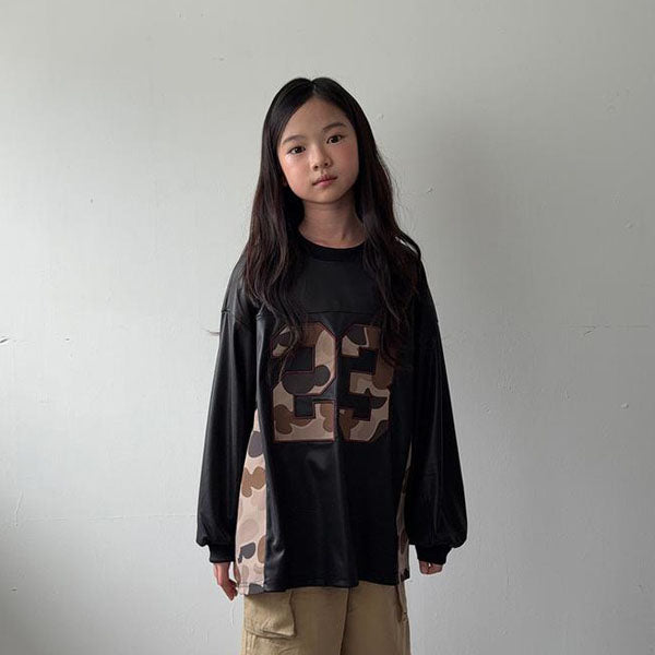 Camo Color Block T-Shirt