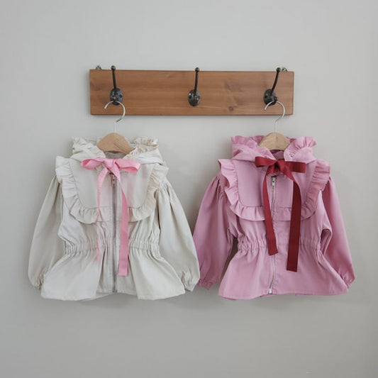 Frill Hoodie Jumper