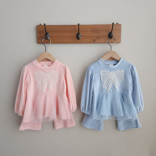 Velour Tulle Set