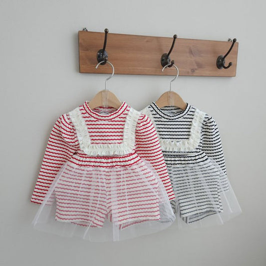 Embossed Tulle Set