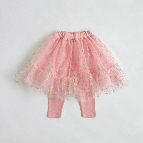 Shining Tutu Skirt Leggings