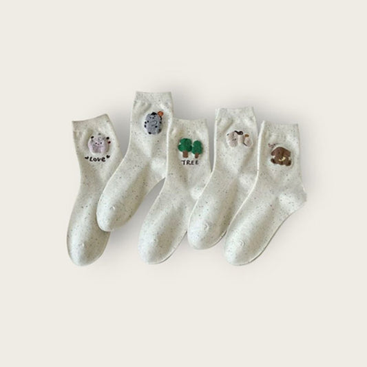 Bocca Tree 5-Piece Socks Set