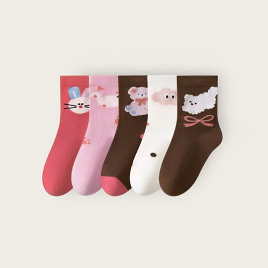 Cloud 5-Piece Socks Set