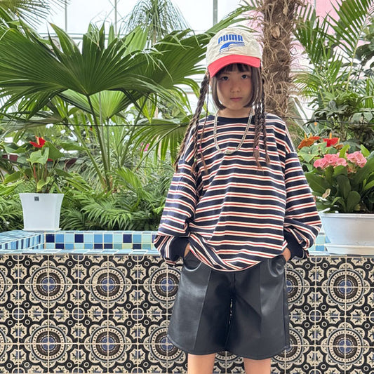 Multi Stripe Boxy Tee